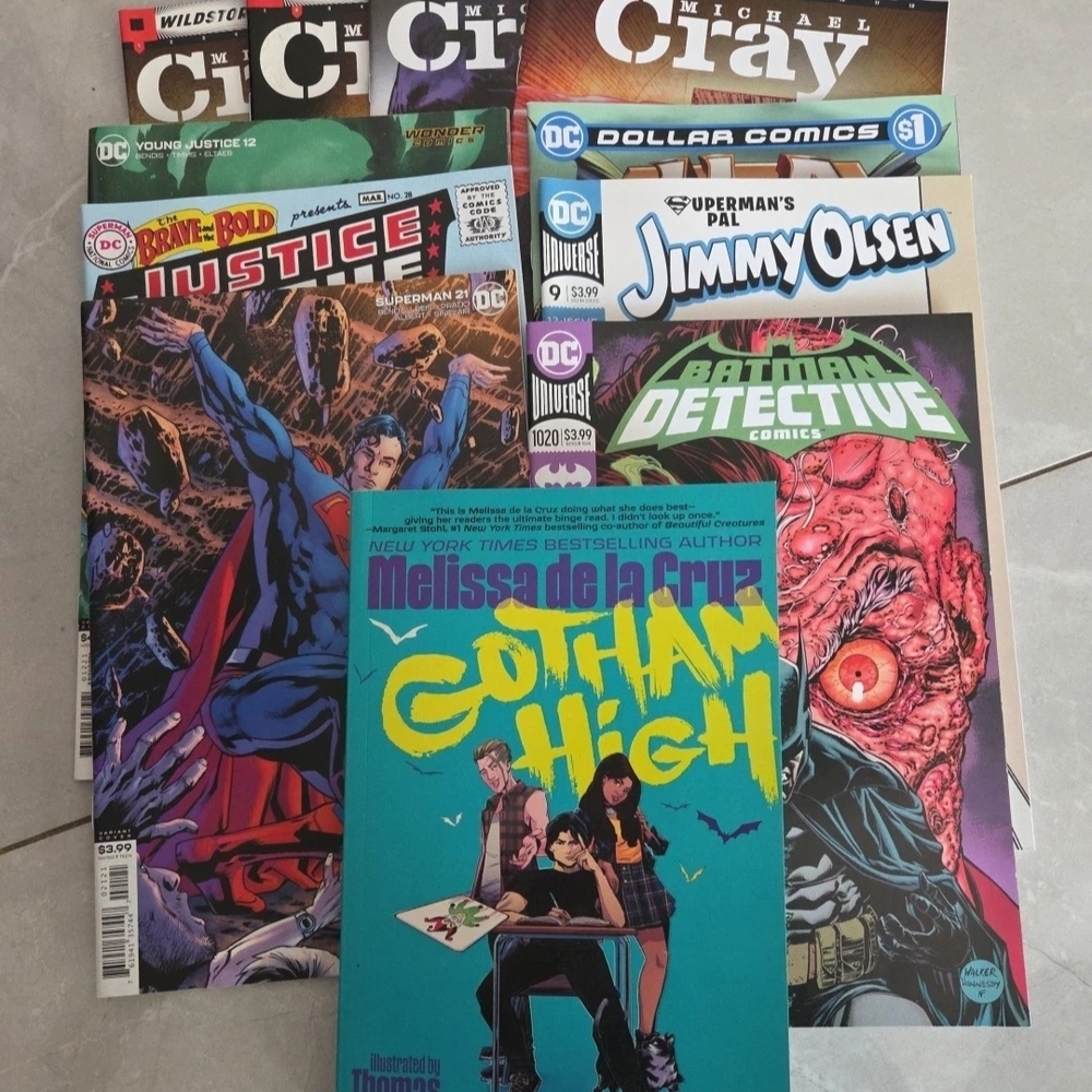 Lot 11 DC Comics Wildstorm, Superman, Gothem High, Batman, Jimmy Olsen Etc. NEW